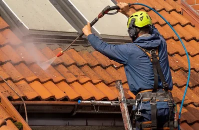 Démoussage et hydrofuge de toiture à Thelonne